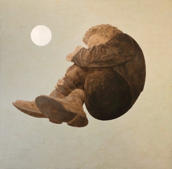 Donald Shambroom, Tumbler, 40 x 40 in., oil on canvas