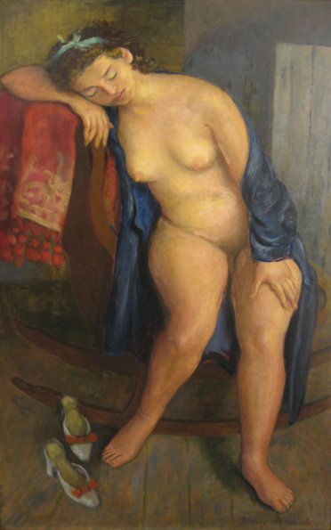 Studio Model, 1927 oil on canvas 48 x 30 in