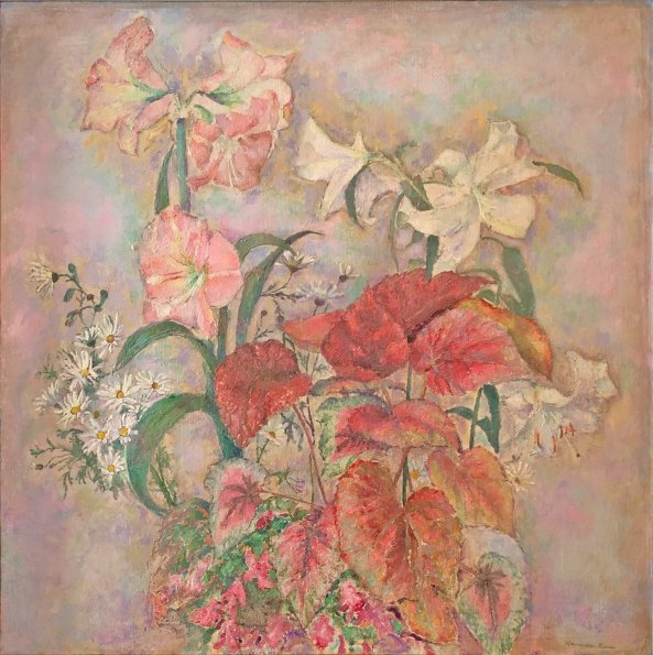 Havana Summer, Oil on canvas 44.5 x 44