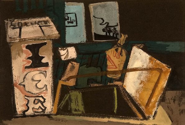 Ice Cellar, gouache, 8 x 12, 1937