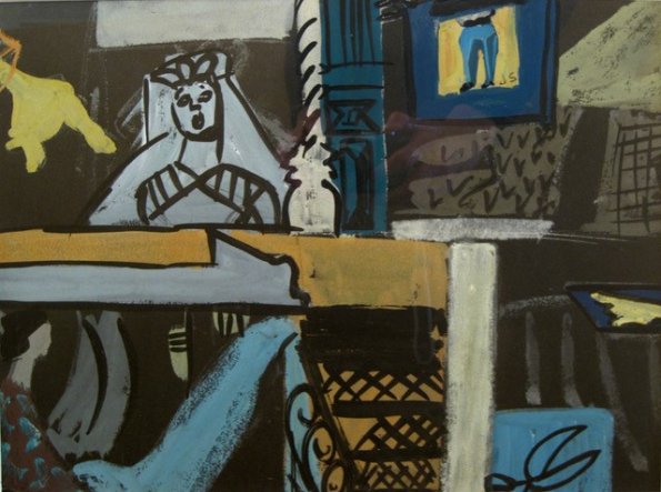 Billboard, Gouache 12x14, 1937