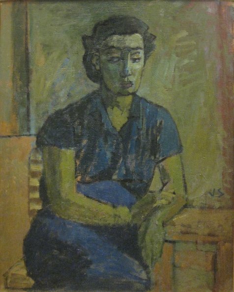 Ruth, oil on canvas, 36x25, 1936