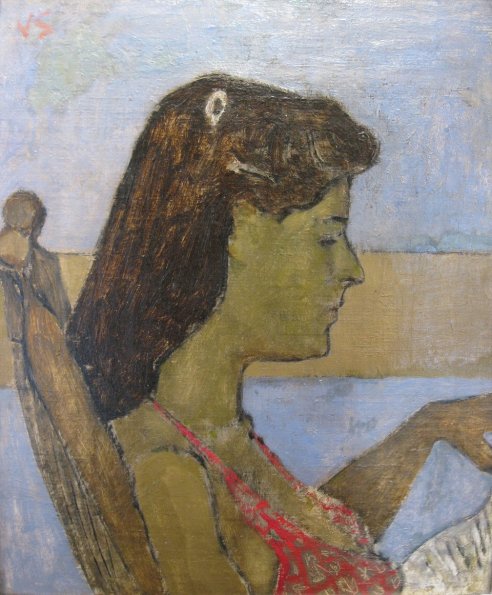 Ruth Wintner, oil on board,21x17, 1935