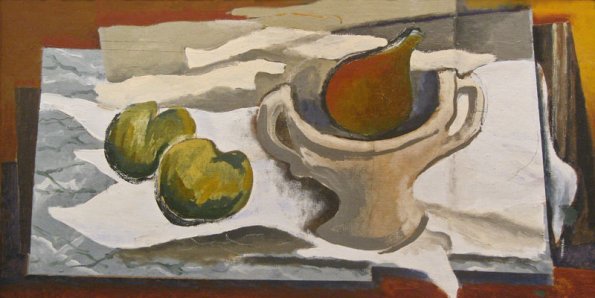 On The Table, oil on canvas, 10x20