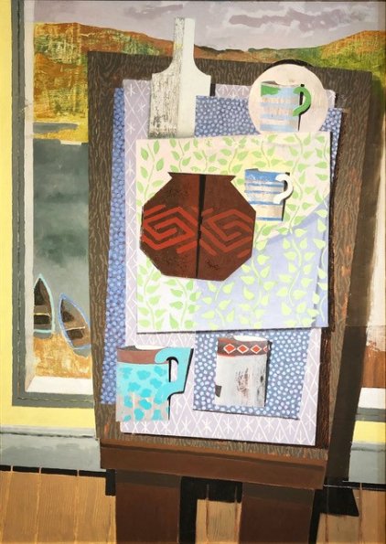 Indian Vase, oil on board, 42x30