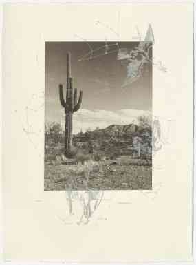 Scottsdale, 15" x 11", screenprint over photogravure