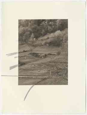Soglio, 15" x 11", screenprint and photogravure